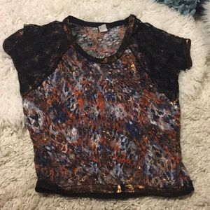 🇺🇸Daytripsemi-sheerLaceytop